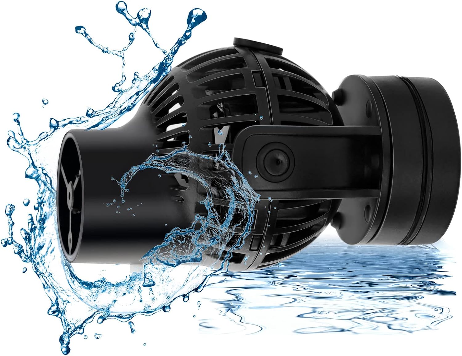 hygger Aquarium Wave Maker Circulation Pump, 1320 GPH Ultra-silence Fish Tank Powerhead with Strong Magnet Suction Base for Freshwater or Saltwater Fish Tank, 360° Rotating Submersible Water Pump