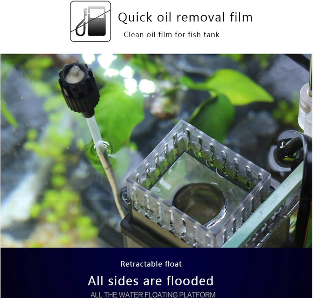 Marine Color Aquarium Surface Protein Skimmer 5W JY03 Aquarium Oil Film Processor JY-03 Oil Removal Filter Fish Tank Filter