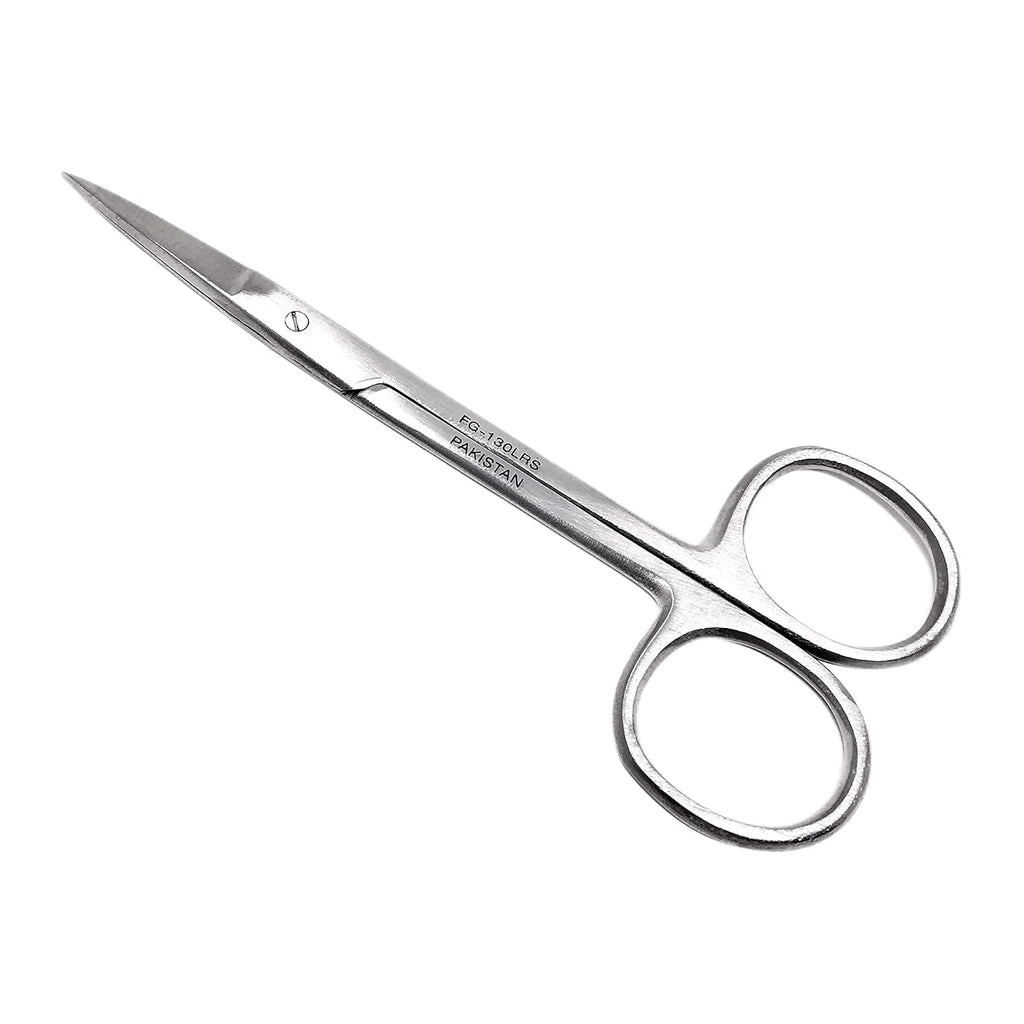 Cynamed Iris Micro Dissecting Precision Lab Scissors, Fine Point Straight - Perfect for Doctors, Nurses, EMS, Students, Education & Training and More (Pack of 3)