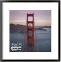 Heimlove 16x16 inch Black Square Picture Frame, 16x16 Aluminum Photo Frame, Standard Square Versatile Wall Display Frames Photo Frames For 12x12 with Mat, Wall Hook Included - (Set of 1 - Black)