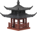 SUPVOX Miniature Pavilion Figurine Aquarium Decoration Small Chinese Garden Ornament Fish Tank Shelter Micro Landscape Bonsai Accessory