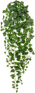 Hollyone Artificial Hanging Plants Wall Potted 47.2" Fake Ivy Vine Faux Ivy Leaves Hanging Greenery Plants for Wall Home Indoors Outdoors Garden Patio Decor