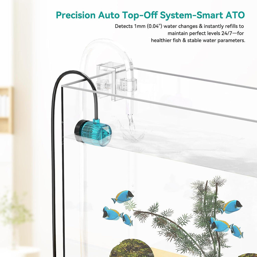 Auto Top Off System ATO Saltwater Aquarium,Water Top Off System for Aquarium,Reef Tank＆Fish Tank- Blue