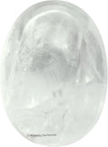 Amazing Gemstone Clear Quartz Crystals and Healing Stones - Large Palm Stone Crystals Piedra - Crystal for Good Luck, Balanced Positive Energy, Meditation - Unique Stocking Stuffers & Birthday Gifts