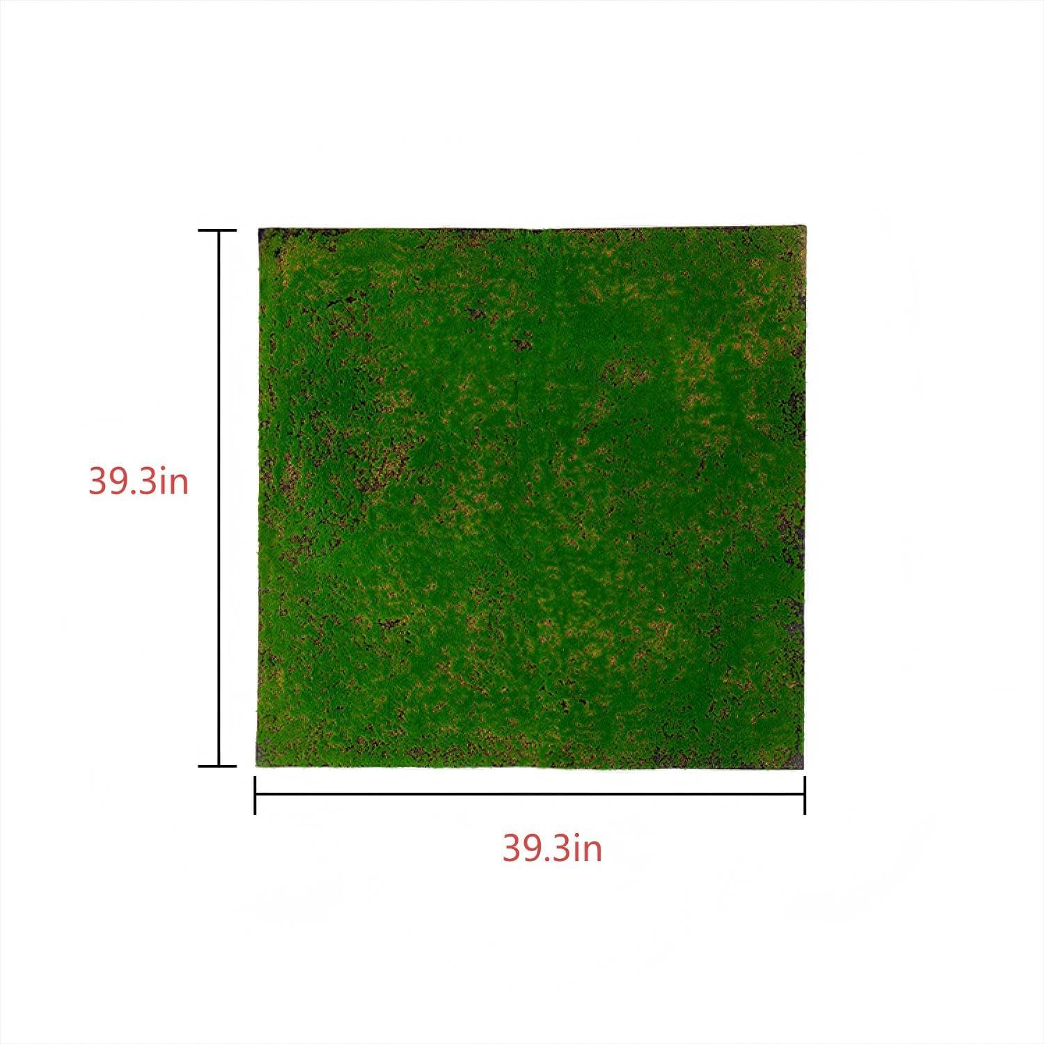 Sheet Moss Mat - Realistic Fake Moss Carpet-Blanket for Indoor/Outdoor Decor | No-Maintenance Green Cover for Walls, Gardens & Tabletops
