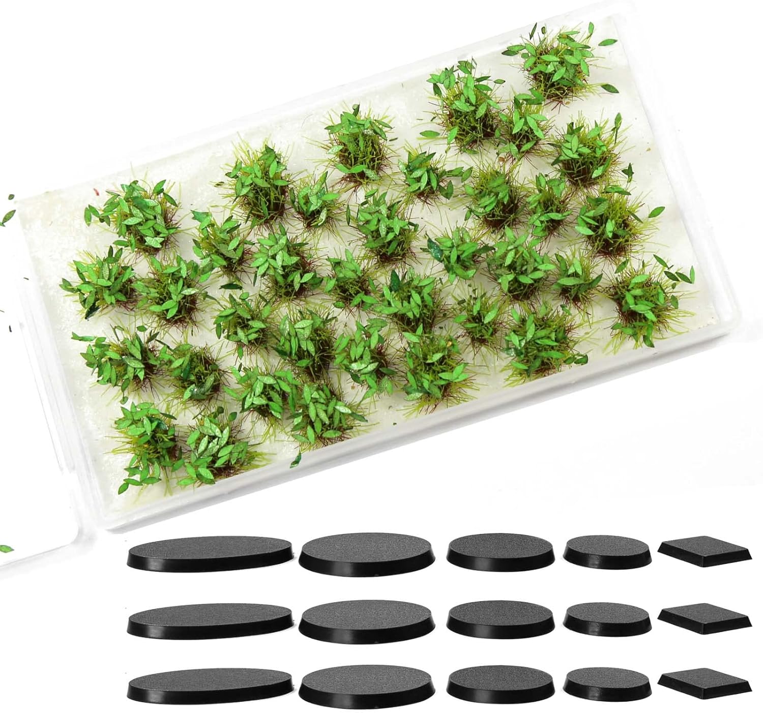 Miniature Vegetation Artificial Flower Cluster with Model Bases War Game Lowland Scenery (D)