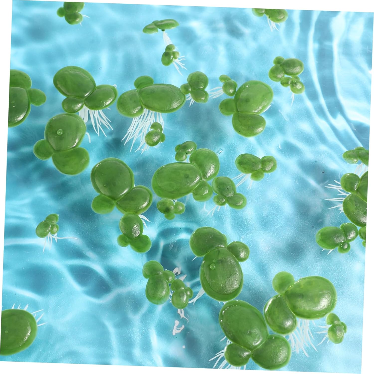 balacoo 36pcs Fish Tank Plant with Root Aquarium Floating Plants Artificial Aquarium Plants Fish Tank Plant Decorations Water Ornament for Landscape Decor