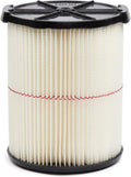 CRAFTSMAN CMXZVBE38754 Genuine General Purpose Wet Dry Vac Replacement Vacuum Filter for Most 5 to 20 Gallon CRAFTSMAN Shop Vacuums, Easy Installation and Traps General Debris