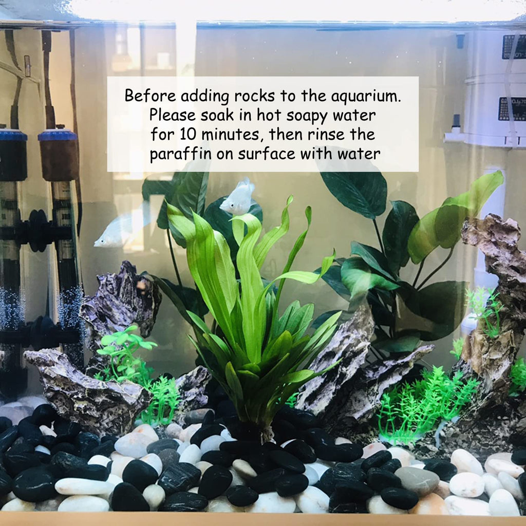 2 lbs Small White Pebbles for Plants, 0.8-1.2 inch Decorative River Rocks for Plants, Aquariums, Landscaping. White Stones for Planter Vase and Outdoor Garden Rocks