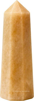 Amazing Gemstone Cream Moonstone Crystal Towers - Natural Healing Crystal Point Obelisk for Reiki Healing and Crystal Grid (2 Inch to 3 Inch)
