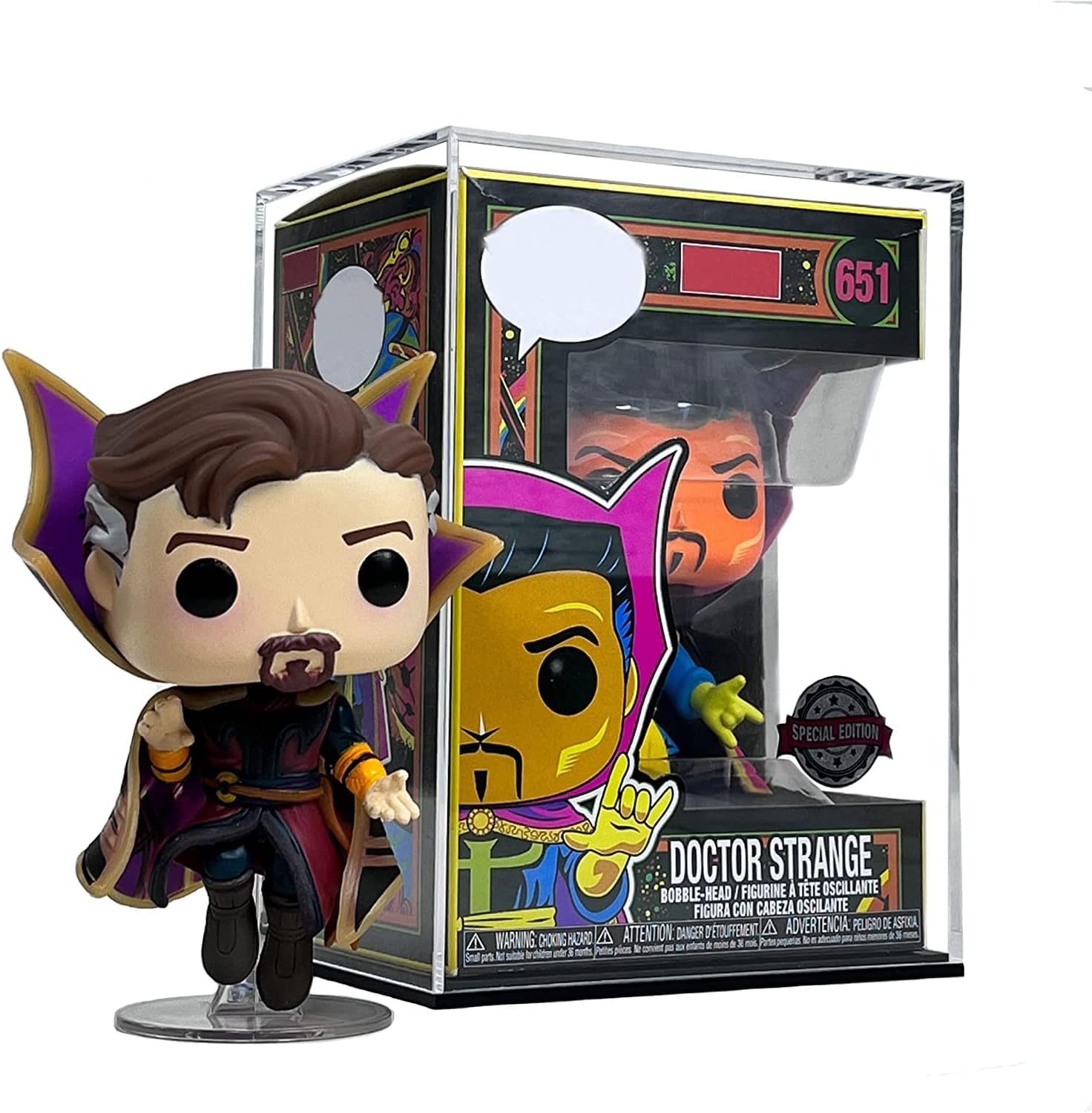 SVENJBB Acrylic Display Case, Acrylic Protector Compatible with Funko POP! 4 Inch Vinyl Figures, Full Assembly Clear Box for Collectibles and Figures, 5x3.93x6.7 Inch