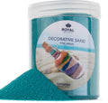 Royal Imports Decorative Beach Sand for Vase Filler, Wedding, Home Decor, Arts & Crafts, Fire Pit, Fireplace, Pet Tank Habitat - 4.5 LBS, Turquoise Blue