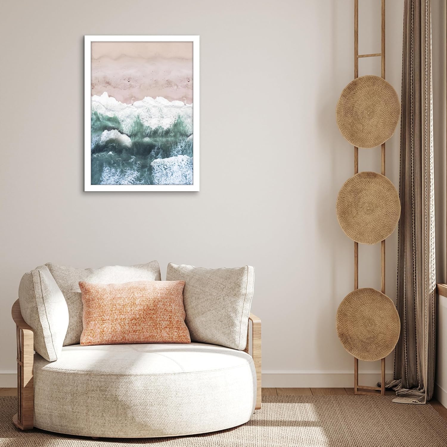 Americanflat 20x28 Picture Frame with Polished Plexiglass - White Picture Frame - Wide Photo Frames Made of Engineered Wood for Vertical or Horizontal Wall Display - Epic Collection - White