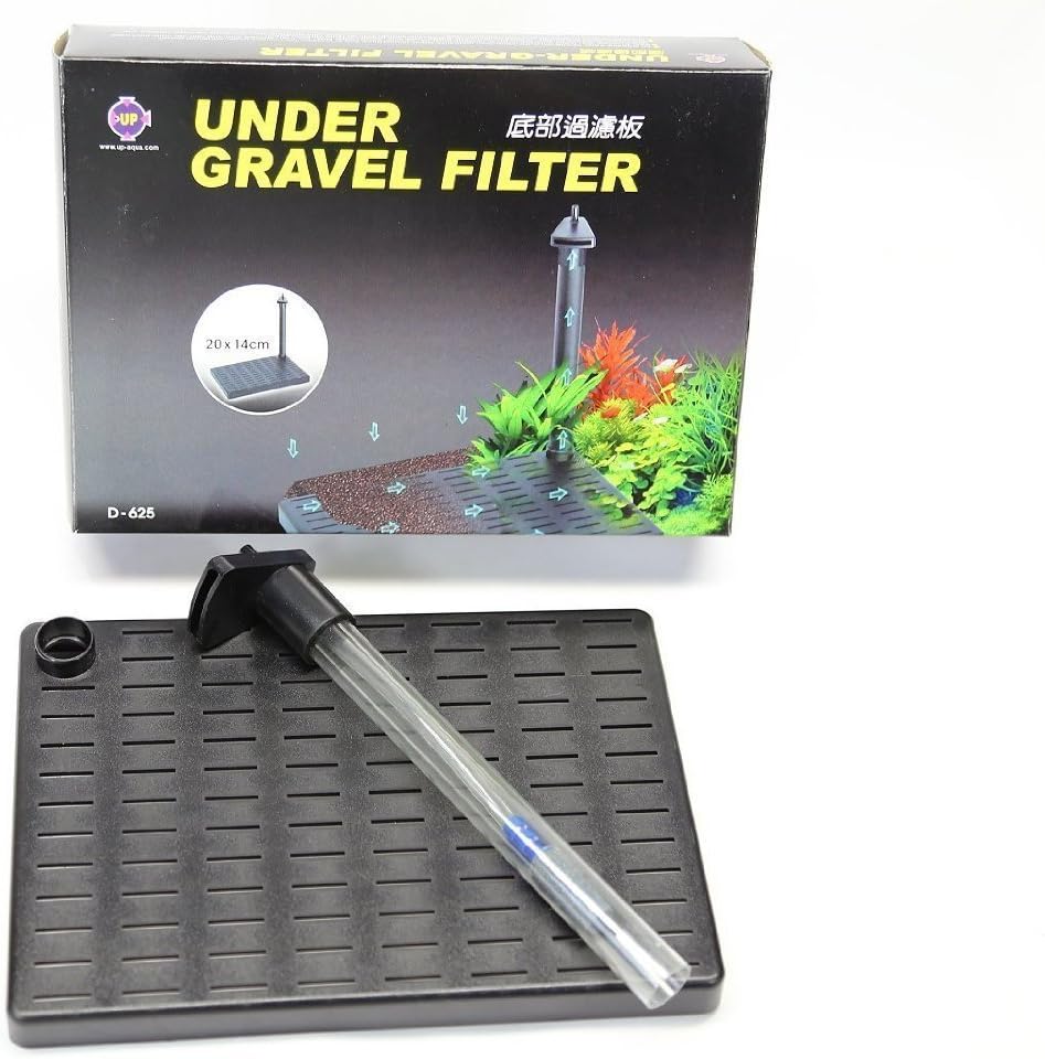 CORISRX Under Gravel Filter 7.8"x5.5" Undergravel Filteration for Fish Tank Air Pump