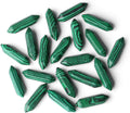ZHIYUXI Malachite Crystals Healing Crystals Set Malachite Stone Crystal Bulk Magic Pointed Hexagonal Crystal Wand Reiki Witchcraft Therapy Meditation Decor Accessories Gifts 10 PCS