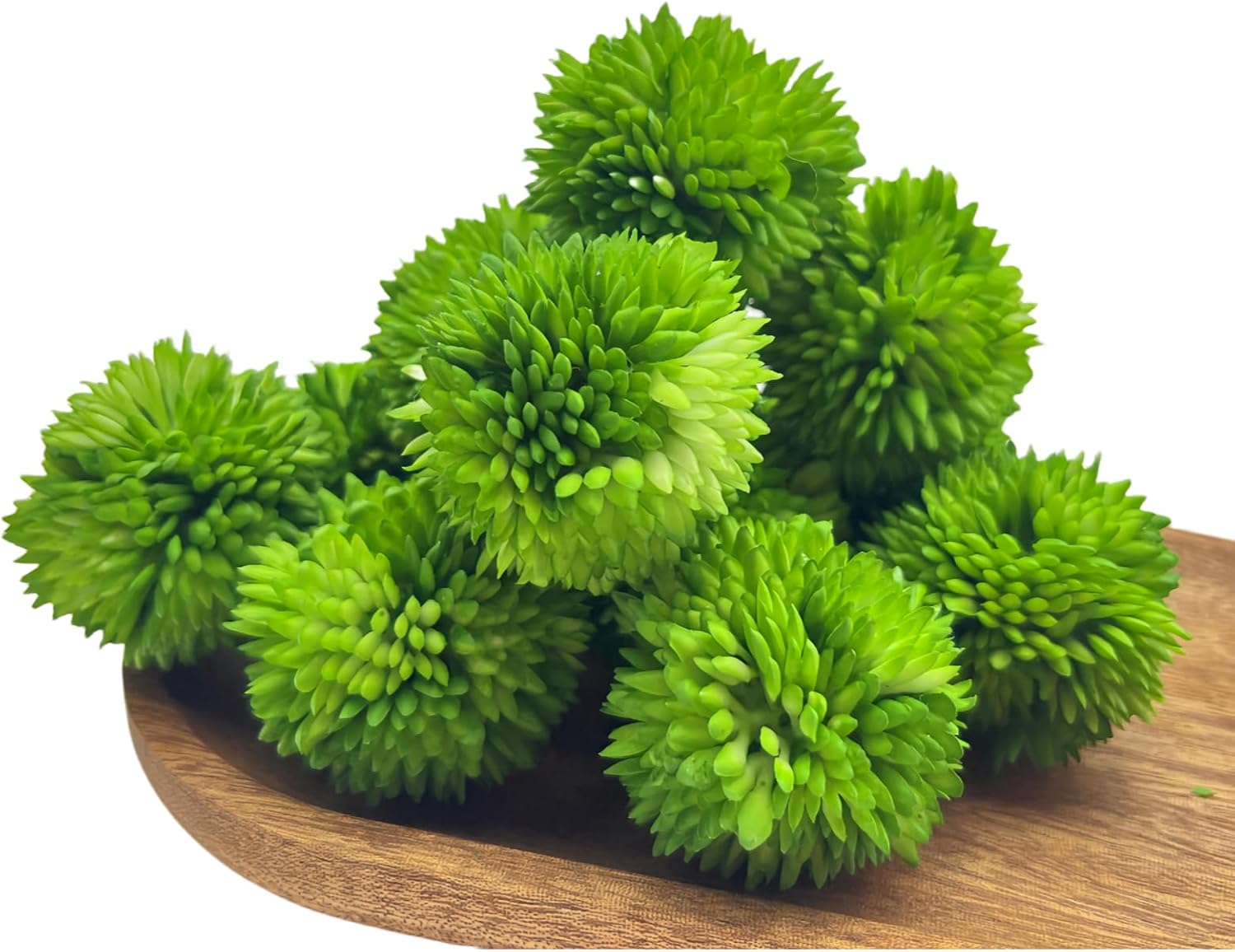 12 Green Decorative Moss Balls for Bowl & Vase Fillers - 1.57 Inch Artificial Moss Spheres Set, Perfect for Mini Terrarium, Fairy Garden, Table Centerpiece, Wedding & Home Decor
