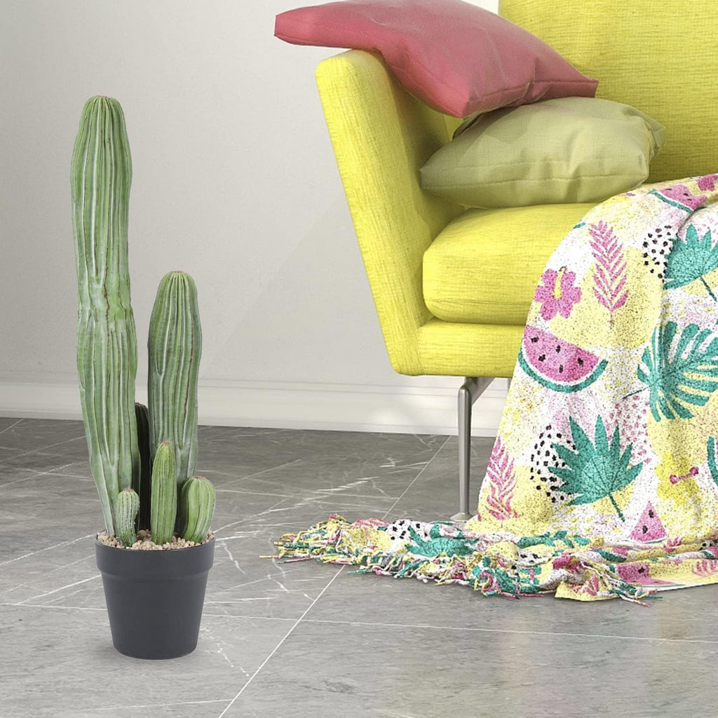 Artificial Cactus Fake Cacti 24" Faux Potted Cactus Plants for Home Store Office Decoration