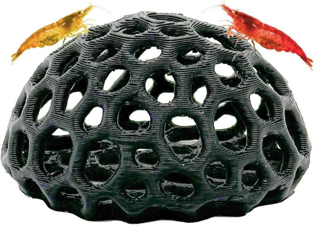 Shrimp Dome Hide - Aquarium Cherry Shrimp Hide - CTWPets Cherry Shimpe Hide (Black)