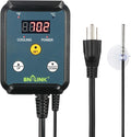 BN-LINK Digital Cooling Thermostat Controller, Temperature Controlled Outlet for Attic Fan, Exhaust Fan, Cooling Devices 40-108°F, 8.3A 1000W