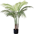 Maia Shop 3.5ft Artificial Palm Tree Plant for House, Apartment or Office – Realistic Fake Indoor Plants for Living Room, Kitchen, Bedroom, Entryway or Bathroom – Faux Greenery for Home Décor