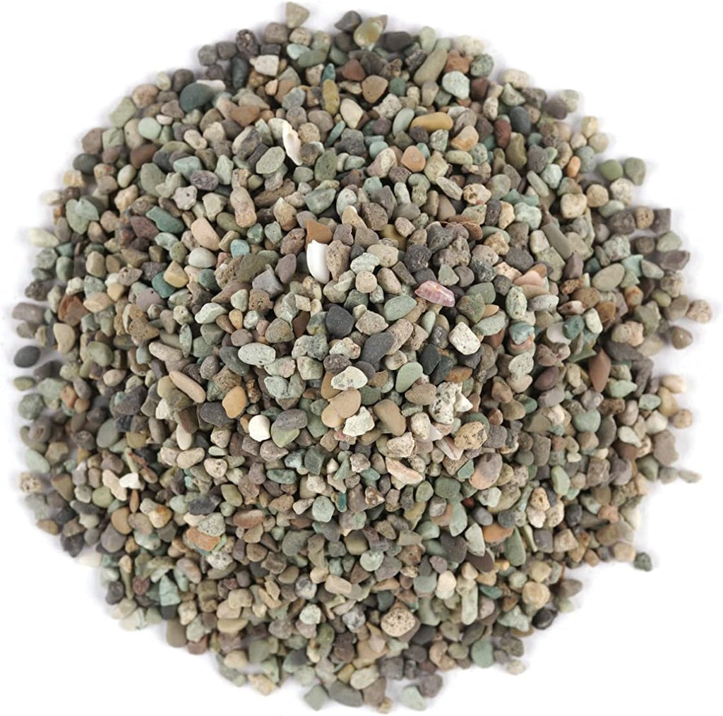 LANDEN Thoreau Aquarium Sand for Aquascape 2L(7lbs), Fish Tank Gravel, Aquarium Natural Cosmetic Gravel, Fish Tank Decorative Sand, Coarse Sand for Plants, 2-3mm