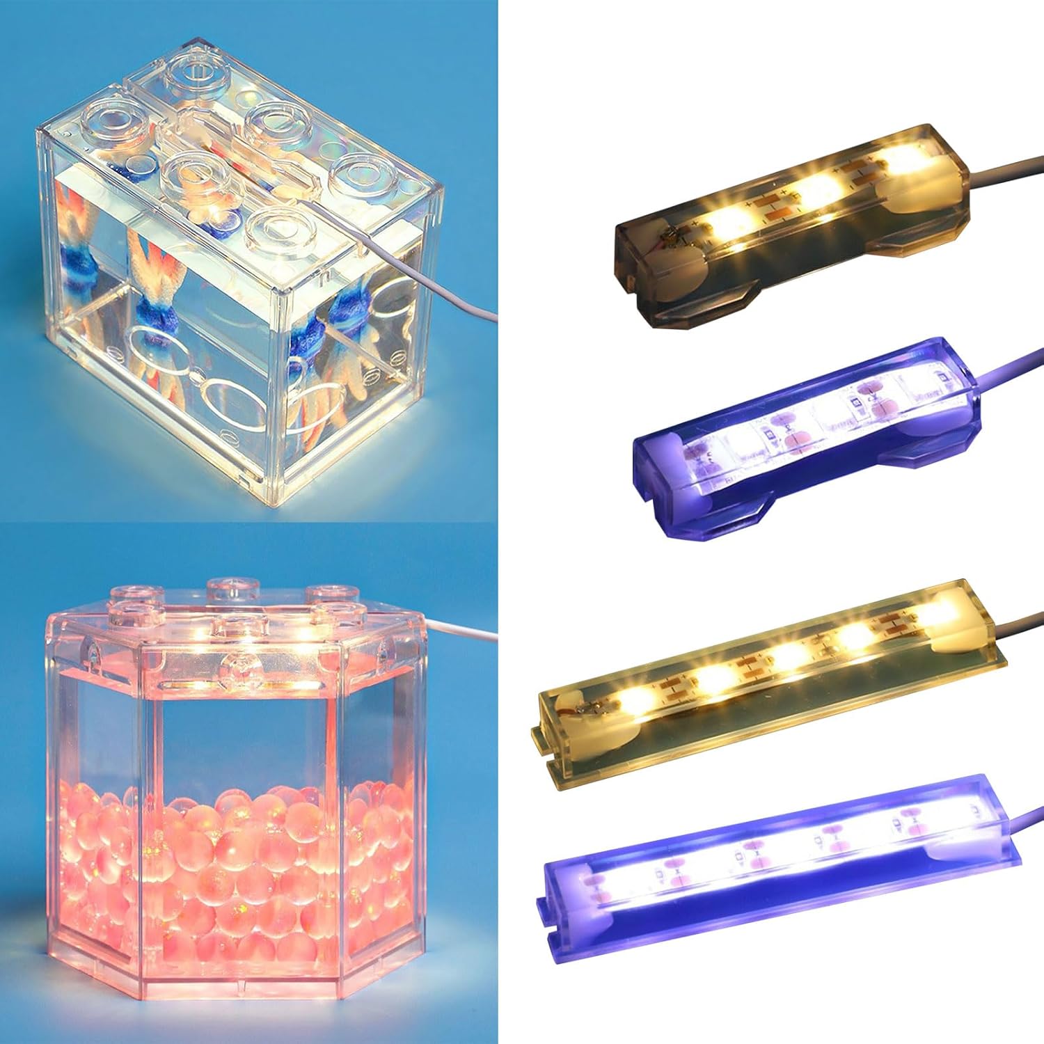 USB LED Light Strips Energy-Efficient USB Aquariums Lighting Solution USB LED Lighting System For Betta Fish Aquariums Usbpowered Led Light Strips Easy-to-Install USB LED Lighting Upgraded USB LED A