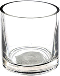 WGV Cylinder Vase, 3" W x 3" H, Clear Skinny Narrow Glass Candle Holder Bud Floral Container Planter Terrarium for Wedding Party Flowers Centerpieces Home Office Decor, 1 Piece