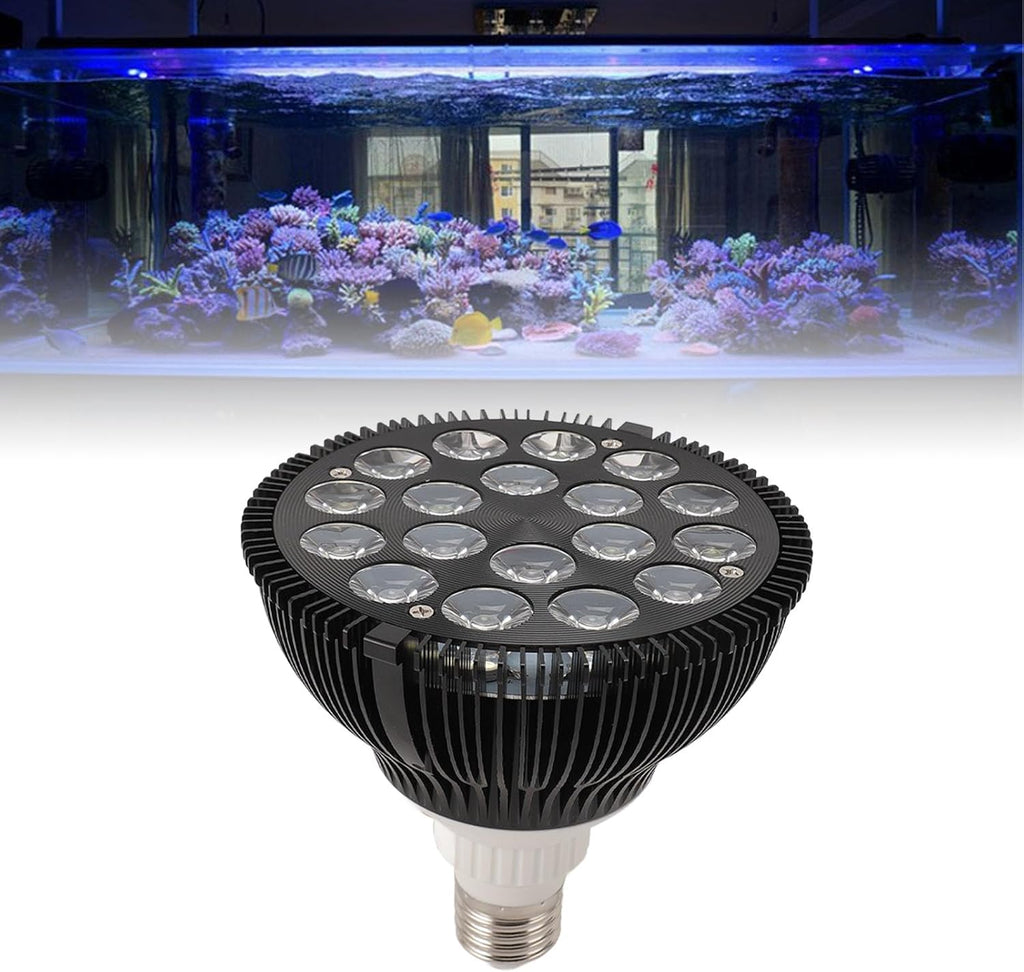 LED Aquarium Lights, Full Spectrum Aquatics Plants Grow Lamp, Lamp Refugium Light for Corals Marine Algaes Turtles Habitats