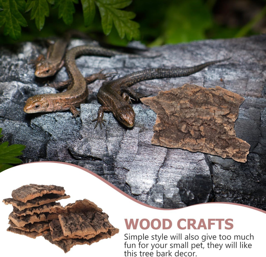 Cork Bark Background, Reptile Tank Tree Backdrop Wall Decor Habitat Climbing Mat Decoration for, Lizard, Turtle, Gecko, Bearded Dragon, Frog