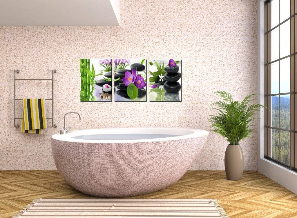 Canvas Wall Art Modern Flowers Photograph Canvas Painting for Home Wall Decorative (green)