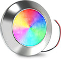 Goldlife B3 LED Marine Courtesy Light Boat Interior Light, 2.8" 11LED DC10-30V IP67 316 Stainless Boat Cabin Ceilling Lights, Multicolor Surface Mount RV Transom Deck Yacht Lighting