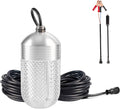 Luckerain Underwater Fishing Light 70W 150W High Bright LED 9000LM 20000LM Submersible Fish Attracting Light for Docks, Boats or Kayaks, Rust-Proof IP68 Waterproof