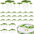 72Pcs Duckweed, Plastic Fake Pond Plants with Leaves & Roots, Floating Aquarium Plants for Indoor, Outdoor Floating Aquarium Fake Pond Weed
