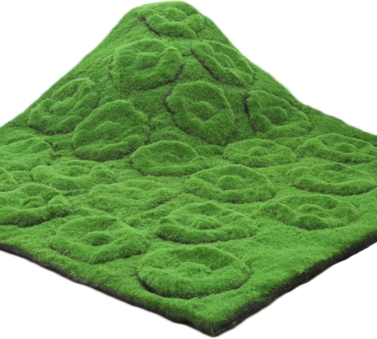 Simulation Artificial Moss Mat 39x39in, Fake Moss Wall DIY Artificial Moss Mat Carpet for Balcony Terrace Decoration Window Display Decoration