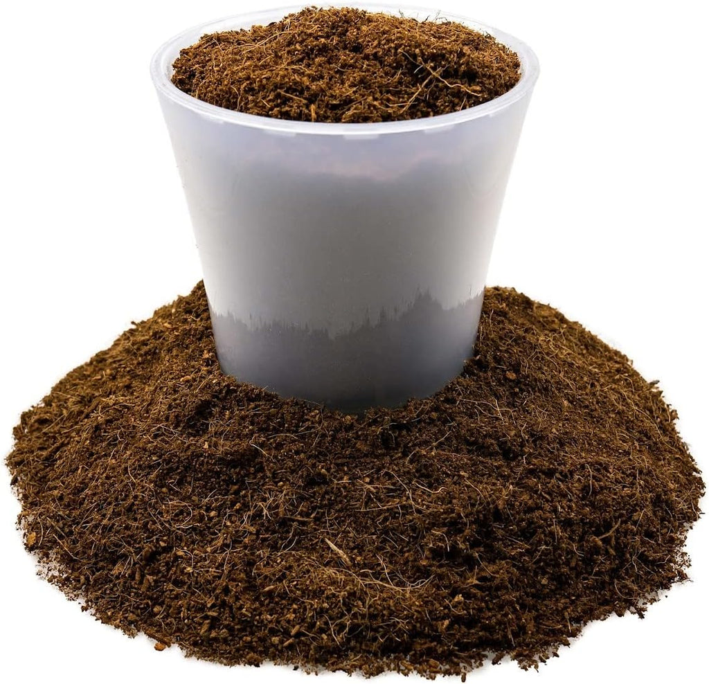 Premium Organic Coconut Coir Mix for Home Gardening - 10 Quart - All Natural Soil Amendment - PH Balanced and Double Washed Coco Coir by Gardenera (2 Bags of 5 Quart)