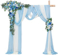 TINGE TIME Artificial Arch Flowers Kit Pack of 5, Wedding Decorations for Reception with Hanging Flowers, Wedding Arch Silk Floral Arrangements Ceremony Backdrop French Country Outdoor Party Decor