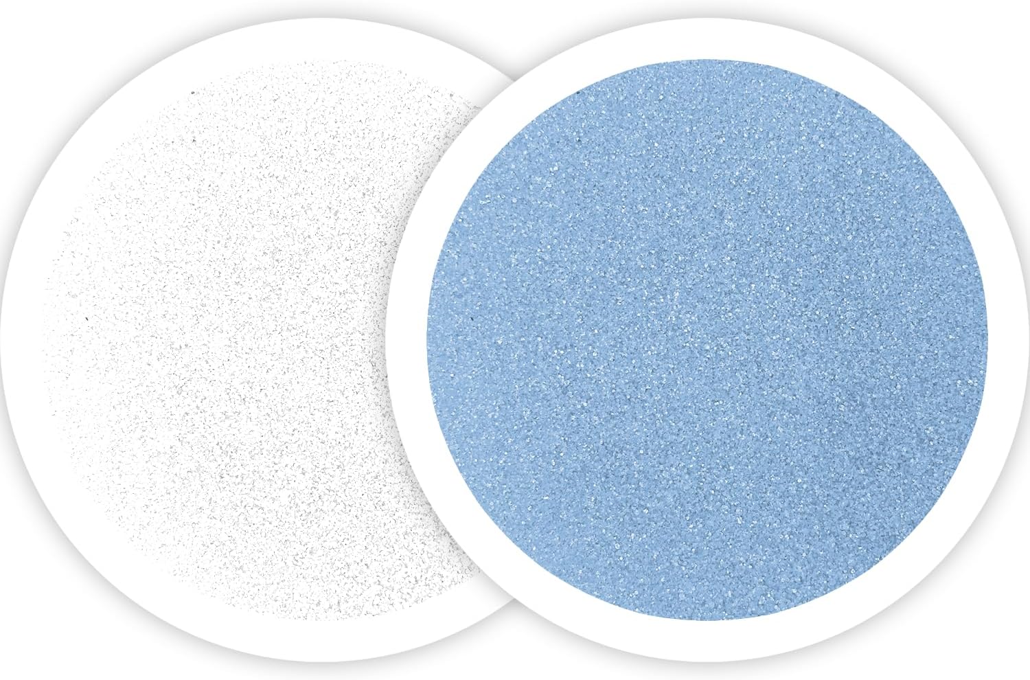 Sandsational Sparkle Ice Blue Unity Sand 2 Pack, 1 LB (16 oz) of Each Color, Colored Sand for Weddings, Vase Filler, Home Décor, Crafts, Terrariums, and More