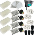 4 Set Three-Stage Filters Replacement Media Kit for AquaClear 50 Power Filter, Fish Tank Filter for 20-to-50 Gallon Aquariums