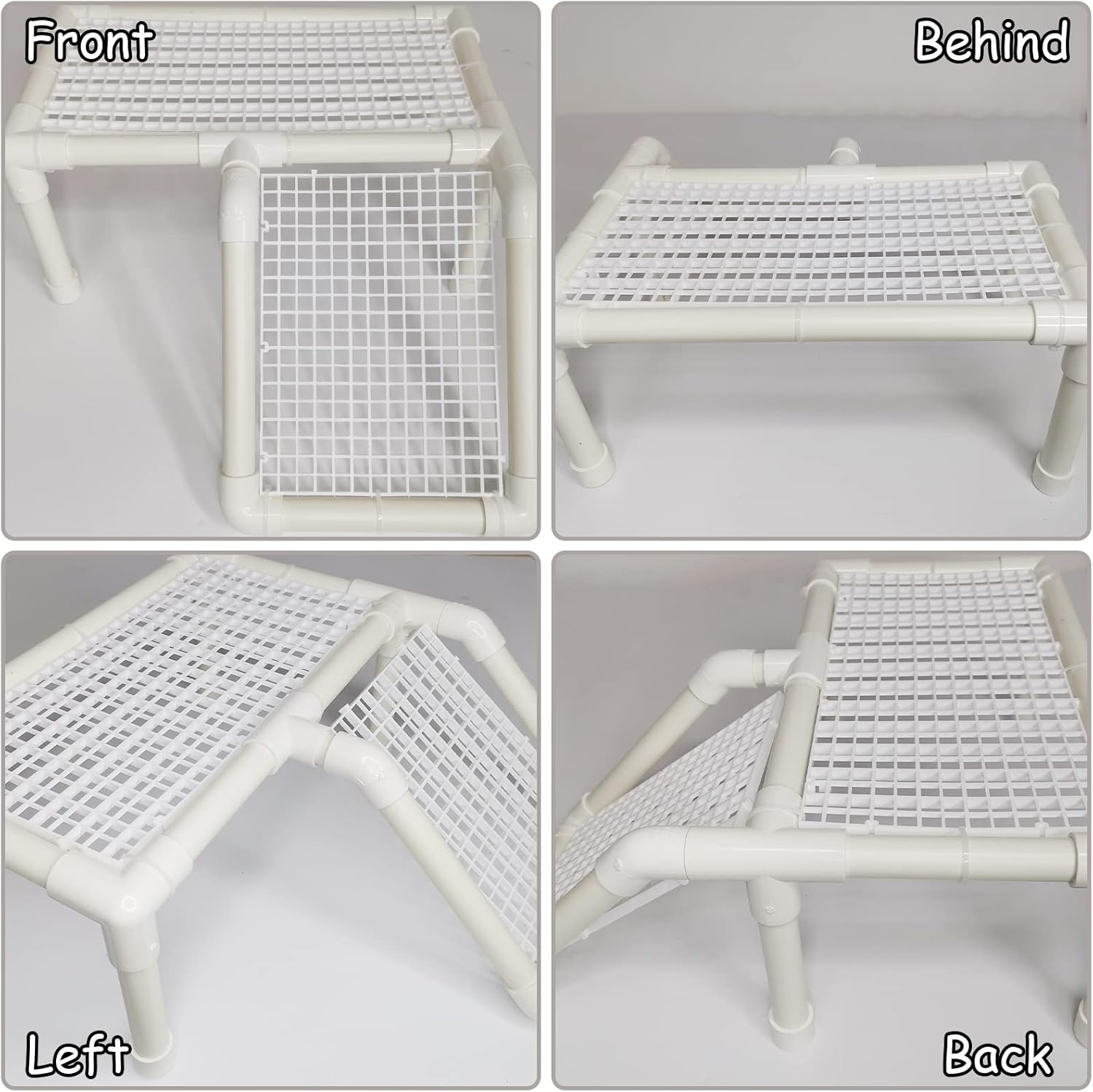 Fhiny Turtle Basking Platform, Tortoise Dock Plastic Resting Terrace Climbing Ramp Reptiles Habitat Terrarium Accessories Decor for Newts Lizard Gecko Hermit Crab