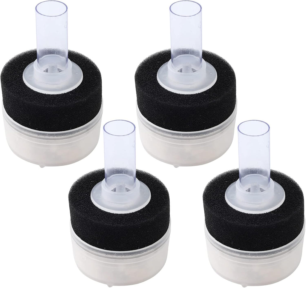 4PCS Air Driven Bio Filter Sponge Aquarium Filter, Bio Sponge Filter, Aqua Flow Sponge, Air Pump Driven, for Breeding Fry Betta Shrimp Fish Tank Aquarium