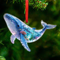 Personalized Whale Shaped Acrylic Ornament, Whale Sea Animal Christmas Ornament 2025, Marine Life Keepsake Gift for Marine Biologist Sea Animal Lover, Custom Name Whales Lover Ornaments