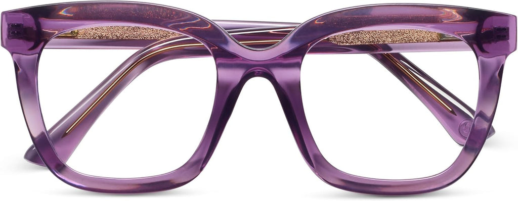 Peepers by PeeperSpecs Oprah's Favorite Things Women's Fanfare Square Blue Light Blocking Reading Glasses