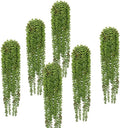 SzJias 6 Pcs String of Pearls Plant Artificial Hanging Succulents Plants for Home Garden Decor