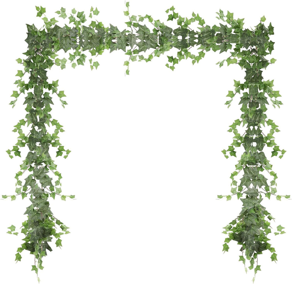ucky 2pcs Artificial Ivy Artificial Vines Artificial Plants 71 Inch Fake Hanging Plants Silk for Garden Terrace Beach Party Decoration Wedding Decoration （Green）