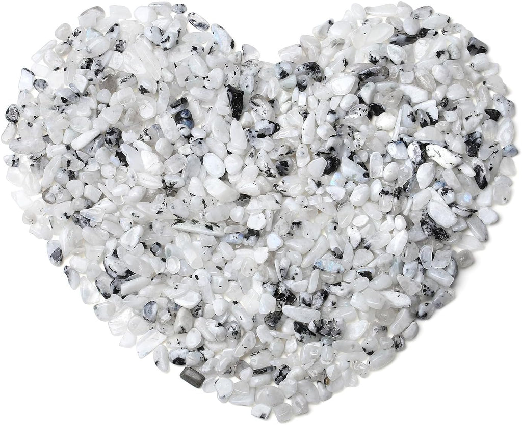 QINJIEJIE 0.9Lbs Grey Labradorite Rocks for Plant Bulk Decorative Sand Aquarium Gravel Stones Terrarium Small Turtle Rocks Vase Pebbles Filler Crystal Chips Fish Tank Decor for Planter