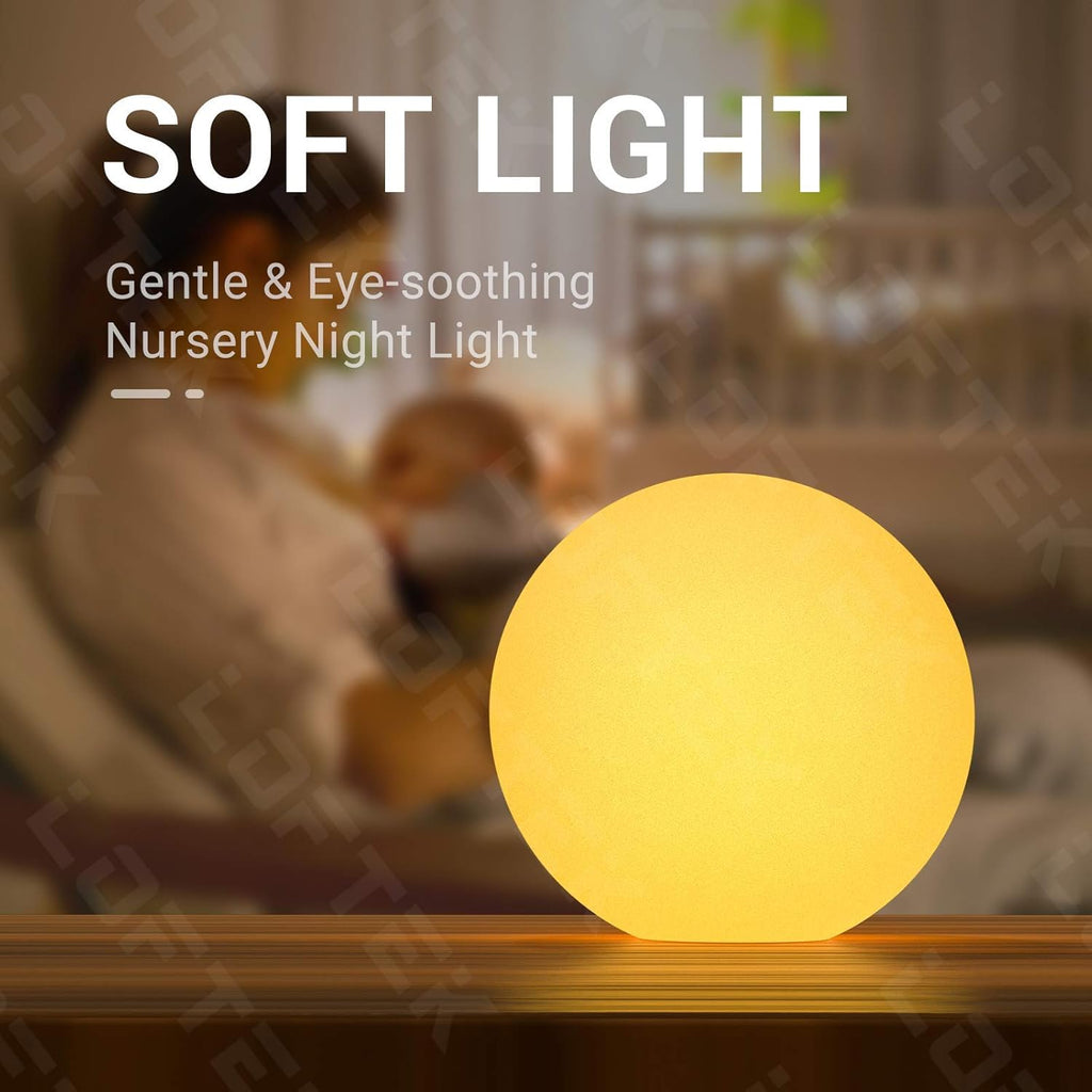 LOFTEK 12-inch LED Dimmable Light Ball: Waterproof Floating Pool Lights with Remote, 16 Colors Sphere Night Light, Cordless & Fast Chargeable, Sensory Toys for Kids, Home, Party, Pool Decor