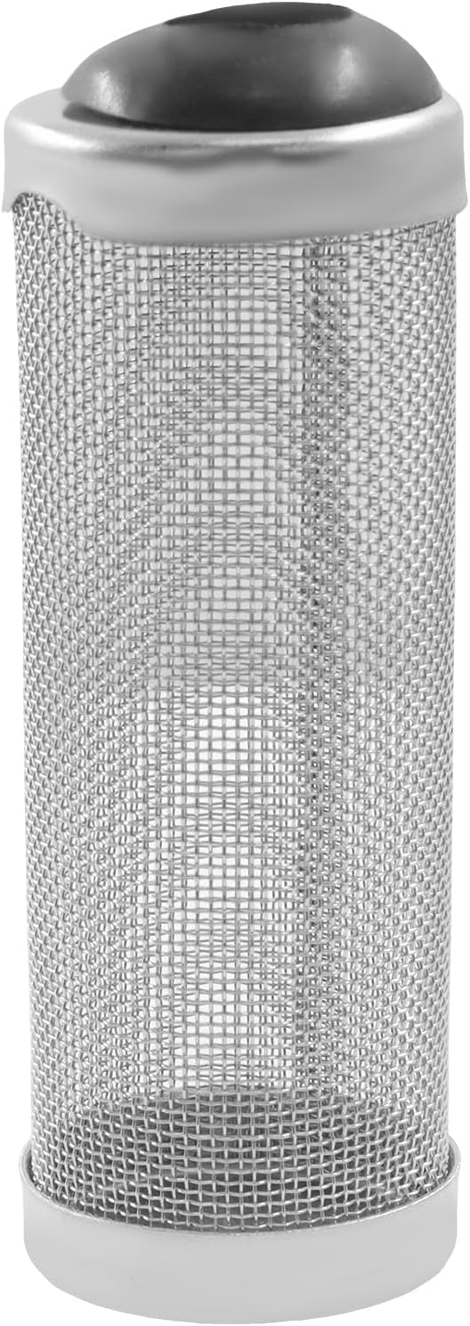 Murtenze 12mm Stainless Steel Aquarium Filter Intake Cover, Shrimp Filter Guard Metal Fish Tank, Mesh Tube Net Cover for Fish Tank