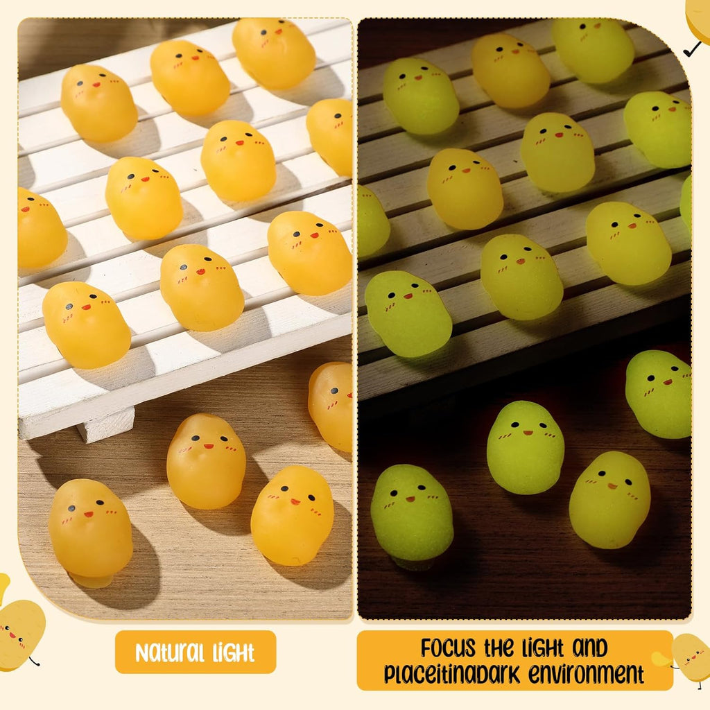 Wettarn 30 Sets Emotional Luminous Potato Stress Ball Gifts Bulk Office Christmas Appreciation Gift Cute Squeeze Mini Stress Relief Ball Positive Card Potato for Coworker Employee Nurse Staff