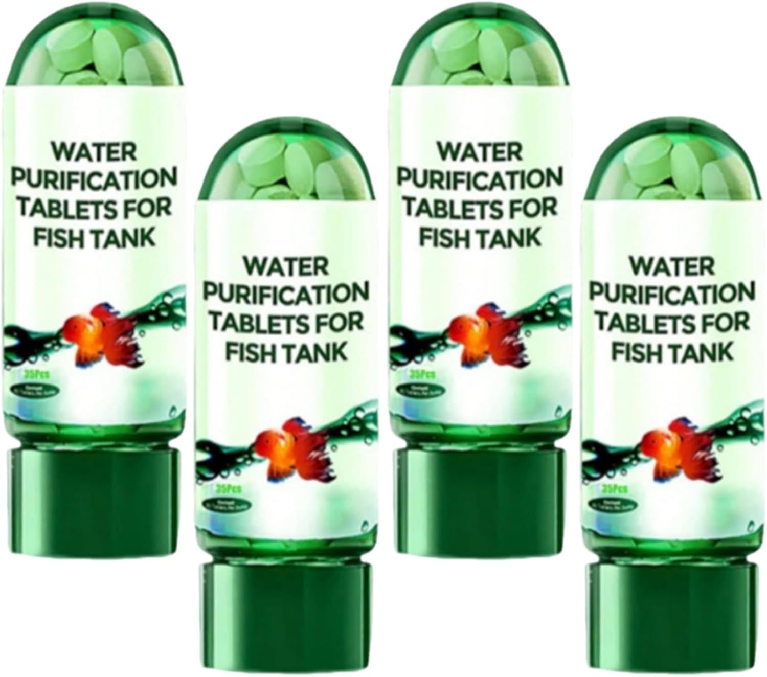 Powerful Aquarium Water Purification Tablet,Water Purification Tablets for Fish Tank,Remove All Kinds of Turbidity from Fish TankWater (4PC)