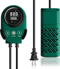 300W Smart Aquarium Heater Submersible with Variable-Frequency Energy Savings, Dual Probes for Leaving Water Automatically Stop, PTC Tech for Overheat Protection, Adjustable for Freshwater, Saltwater